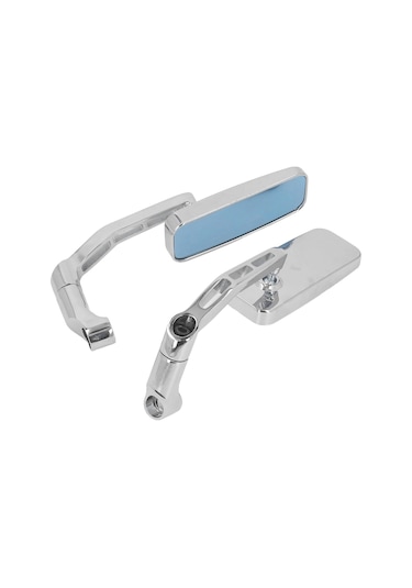 Motosiklet Gidon Dikiz Aynası D4 Model 8/10mm Kaliteli Nikel