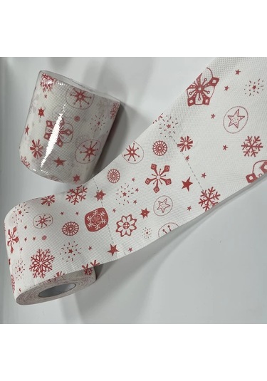 Gateesat Noel Geyik Desenli 3 Katlı Yumuşak Tuvalet Kağıdı 1 Rulo