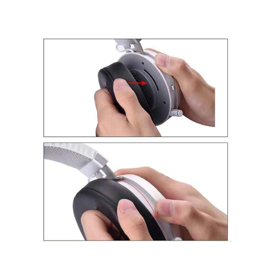 Razer Kraken 7.1 Chroma V2 Usb Gaming Pro V2 Kulaklık Kılıfı İçin Yuvarlak Oval Yedek Kulak Pedleri, Köpük Kulak Pedleri Ve Yastıkları