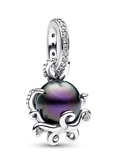 Nur Silver Küçük Denizkızı Ursula Sallantılı Gümüş Charm - NUR-CM00379