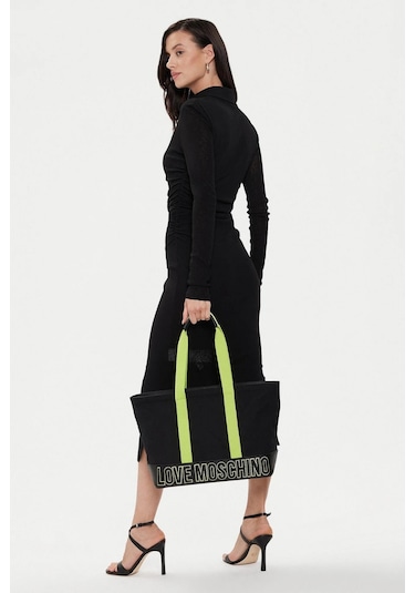 Love Moschino Kadın El Çantası Jc4036pp1ılf100a Siyah - Yeşil