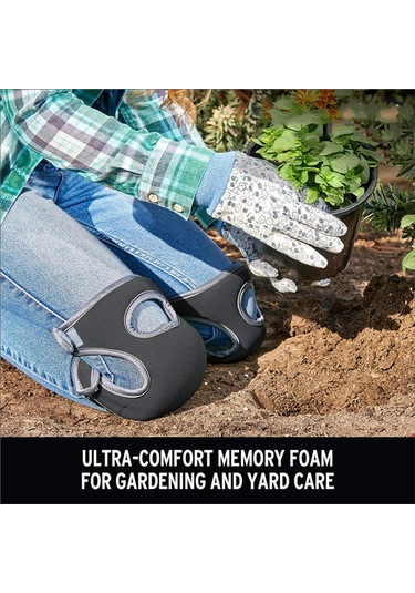 Eva Bahçe Dizlik Yüksek Yoğunluklu Koruma Diz Çökme Yastığı Siyah