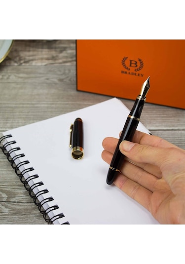 Kişiye Özel Metal Kutulu Bradley Dolma Kalem Seti