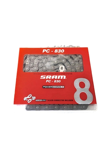 Sram Pc 830 8'li Zincir Std-Std Siyah