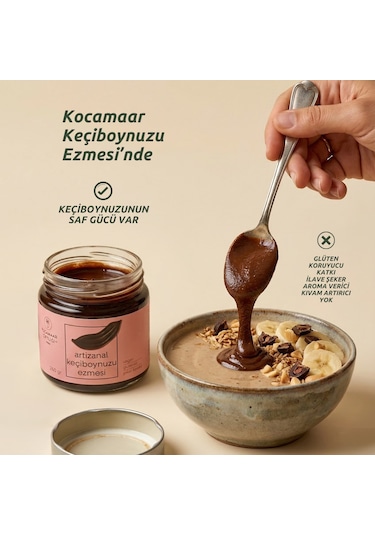 Kocamaar Çiftliği Keçiboynuzu Ezmesi Artizanal  260 G