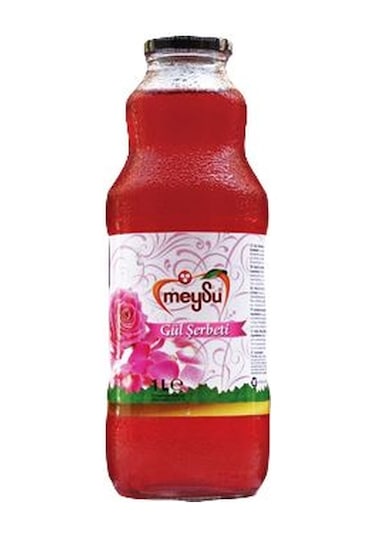 Meysu Gül Şerbeti Cam 1 L