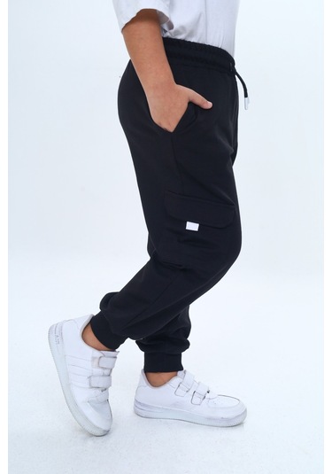 Toontoy Erkek Çocuk Concept Baskılı Eşofman Alt Siyah