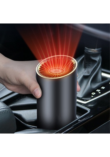 Mufunye 12v/24v Çakmaklı Araç Isıtıcı Ve Buz Çözücü, Hızlı Isınma İki Rüzgar Moduyla Taşınabilir
