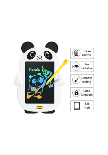 Aopu 2024 Elektronik Yazma Tableti Karikatür Panda Sihirli Çizim Tableti Lcd Yazı Tahtası Lzx Oem Beyaz