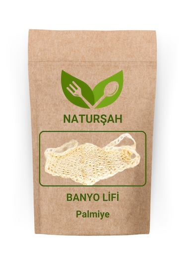 Naturşah Banyo Lifi Keten Örgü Palmiye