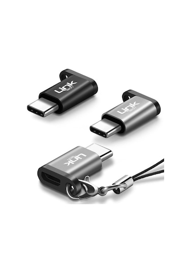 Linktech O186 Micro To Type-C Dönüştürücü Metal Adaptör