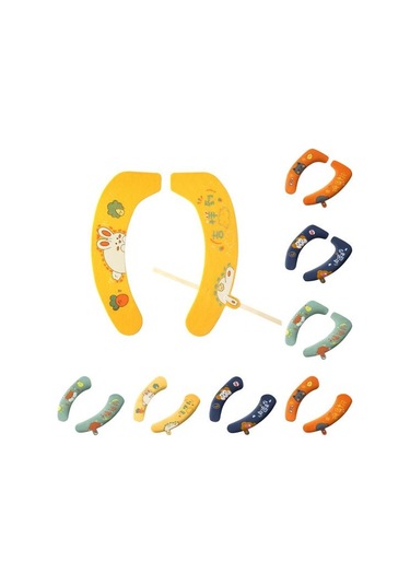 Çekici Klozet Koltuk Minderleri Aşınmaya Dayanıklı Dekoratif Yeniden Kullanılabilir Isıtıcı Ped Kapak Minderi Kaldırıcı İle Yeşil