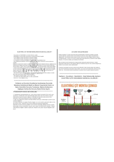 Titanium Night Shock 30K Elektirikli Çit Sistemi Set-2 30000 Volt