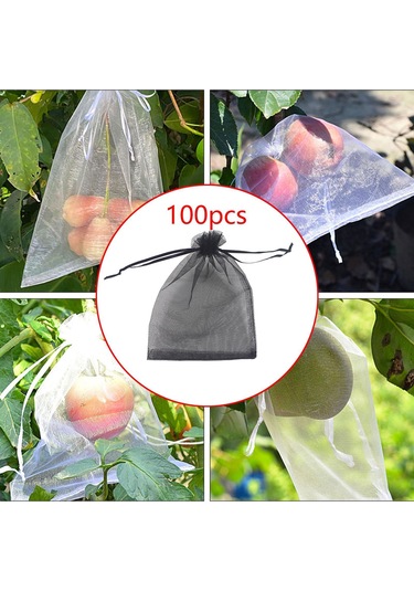Suntek 100 Adet Meyve Koruma Poşeti Bitkiler Sebzeler İçin
