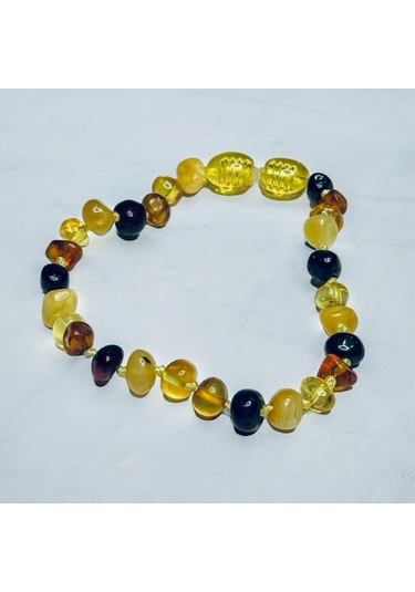 Bebek Damla Kehribar Bileklik Hcz-model Tty Çok Renkli