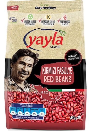 Yayla Gurme Kırmızı Fasulye 500 G