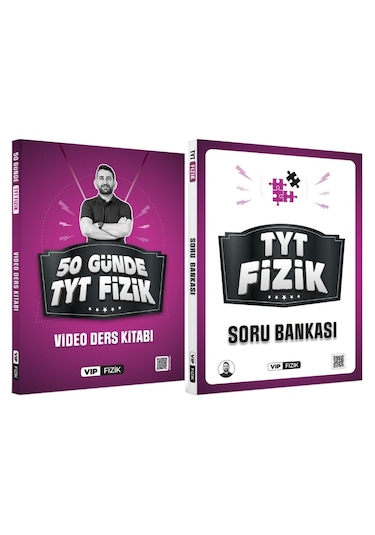 Vip Fizik 50 Günde Tyt Ders Kitabı Ve Tyt Fizik Soru Bankası Seti
