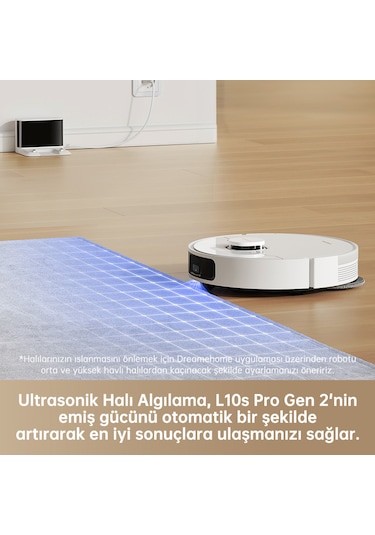 Dreame L10S Pro Gen 2 Robot Süpürge Beyaz