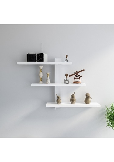 Duvar Rafı Mita Beyaz