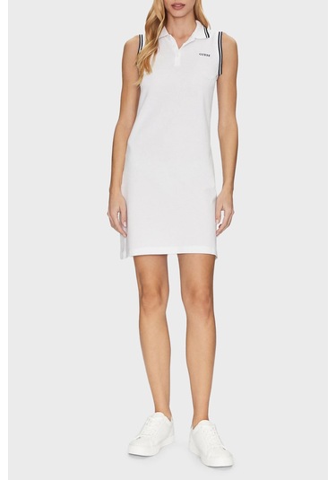 Guess Bayan Elbise V5gk04 Kcok1 G011 Beyaz Beyaz