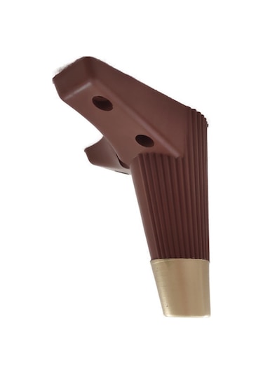 Zeygen Roma Plastik Mobilya Baza Koltuk Kanepe Ayağı 14 Cm Ceviz 8 Adet