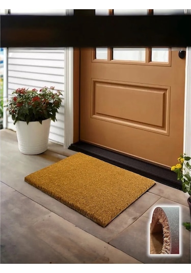 Semplice Kahve Coco 50x90 Cm Kapı Önü Paspası