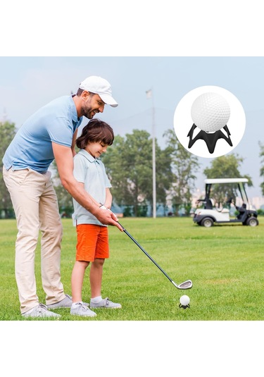 Teltree Plastik Golf Topu Tırtıkları 10 Uzun 10 Kısa - Ev, İç/iç Dış, Kış Çimleri Ve Simülatör İçin Siyah Ve Yeşil Renkli 20 Adet Set