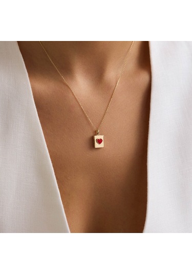 Love Secret Resimli Kolye 10.1 Mm 45 Cm T14432 Renkli