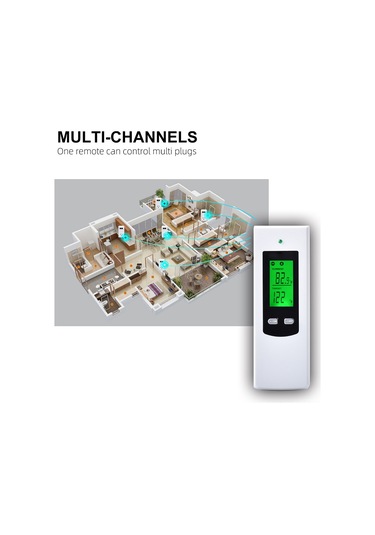 Wezone Sıcaklık Kontrol Cihazı Ev Isıtma/soğutma Akıllı Prizi Lcd Ekranlı 230v 16a 3680w Otomatik Sıcaklık Regülasyonu Euro Şarjı