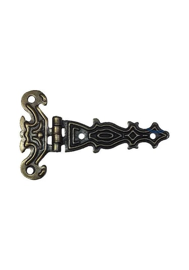 Dekoratif, Tek Kuyruklu Menteşe - 40x68 Mm, Küçük, Antik, 1 Adet