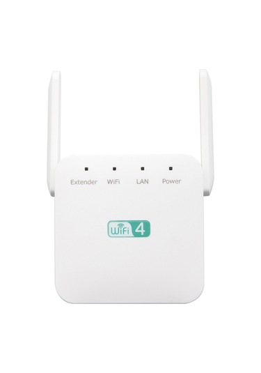 Dofolink 300mbps Wifi Sinyal Genişletici, Çift Dış Antenli, Yüksek Uyumluluk, Beyaz, Avrupa Standartı Wd-r611u