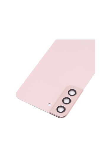 Samsung Galaxy Uyumlu S22 5g Sm-s906b İçin Kamera Lens Kapaklı Arka Kapak Altın Altın