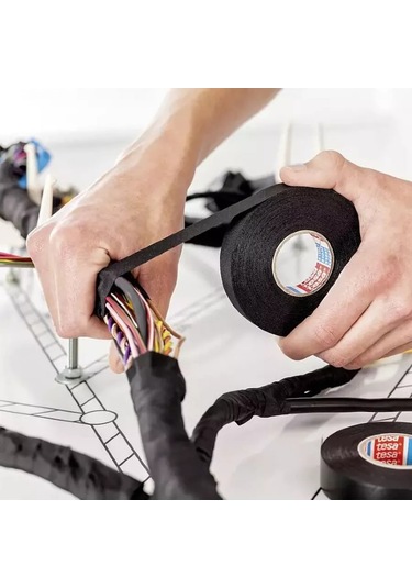 Tesa Tesa 51036 İzole Bant 2 Adet 25 Metre Pet Kumaş, Kumaş Kaplı 175501192