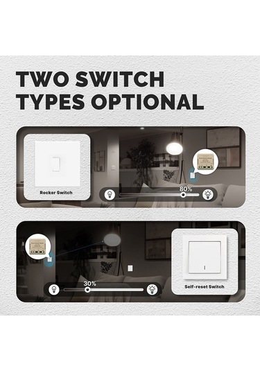 Createtech Wifi Uzaktan Tuya Ses Modülü Kontrolü Işık Anahtarı Akıllı Ev Otomasyonu İçin - Tuya Dıy Dimmer Cihazları Pc Kontrol Tuya Wifi