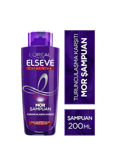 L'Oreal Paris Elseve Turunculaşma Karşıtı Mor Şampuan 2 x 200 ML