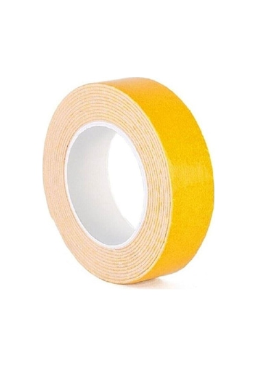 Çift Taraflı Köpük Bant Yapışkan 18mmx5mt Köpük Montaj Bandı