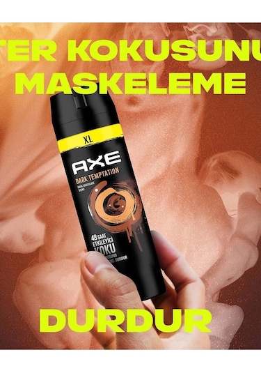 Axe Dark Temptation XL 48H Erkek Sprey Deodorant 200 ML
