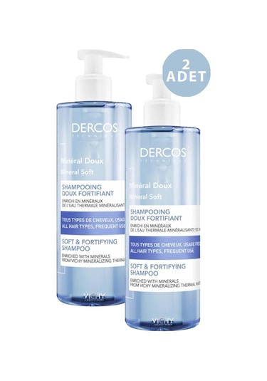 Vichy Dercos Mineral Soft Şampuan 2 x 400 ML