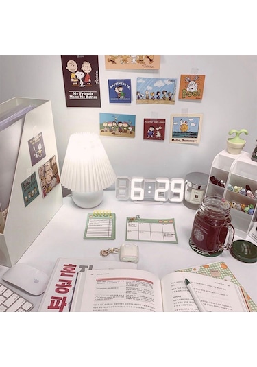 Techtic Yeni Nesil Dekoratif Dijital 3d Led Masa Duvar Çalar Saat