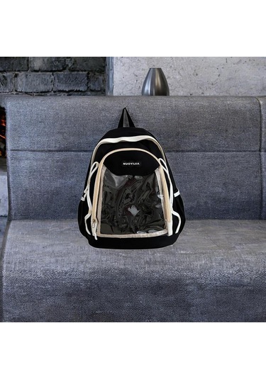 Suntek Moda Sırt Çantası Gündelik Sevimli Genç Kızlar Için Siyah