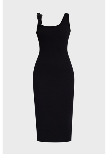 Versace Jeans Couture Bayan Elbise 76hao947 J0004 899 Siyah Versace Jeans Couture Bayan Elbise 76hao947 J0004 899 Siyah