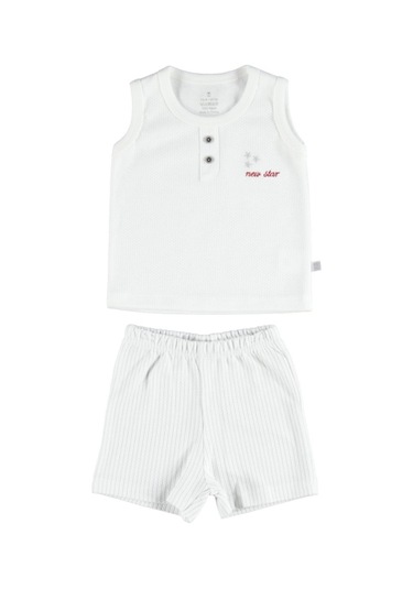 Unisex Bebek Ekru New Star Şortlu 2 Li Takım 59509 Ekru