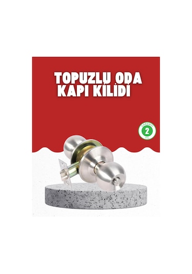 Buğz Estetik Güvenli Topuzlu Kapı Kilidi