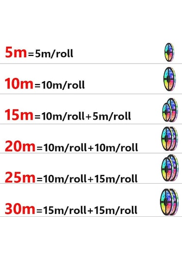 App 5050 Rgb Bluetooth Led Çubuk Işık 1m-30m Dc 5v Usb Led Çubuk Tv Arkaplan Işığı Odası Dekorasyon Led Bant Diyot Esnek Yatak Odası Neon Işık Ir Controller 25m Ir Controller 25m