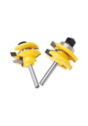 Sones 3 Adet/takım 1/4 Saplı Ev Tipi Kesme Makası Ağaç İşleme Gravür Freze Kesici