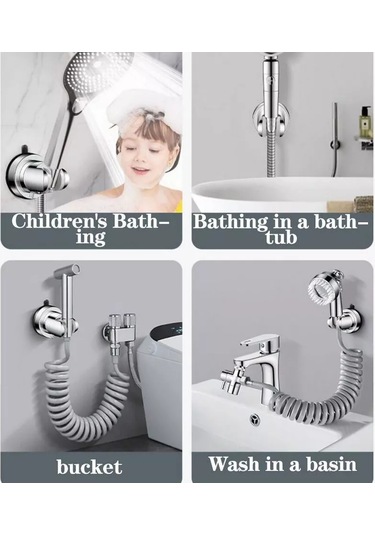 Megaplane Mükemmel Tutuş İçin Ayarlanabilir Vantuzlu Krom Duş Başlığı. This Has Been Translated As Closely To The Lite Krom