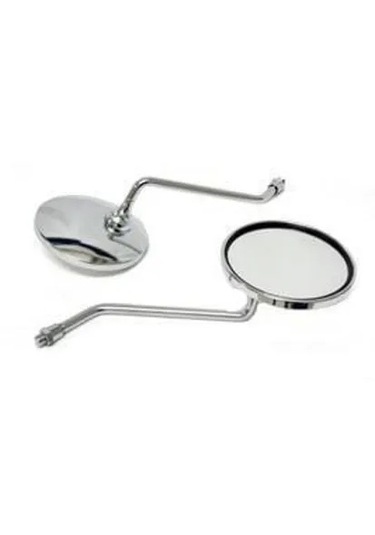 Motosiklet Yuvarlak Ayna Nıkel 10 Mm