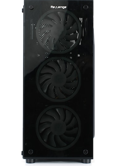 Revenge Clear 3 Fanlı Temperli Cam Panel Gaming Oyuncu Bilgisayar Kasası