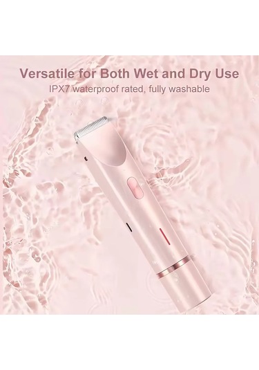 Elektrikli Tıraş Makinesi Kadın Tıraş Makinesi Ağrısız Kadın Bıyık Epilatör Pink Pembe