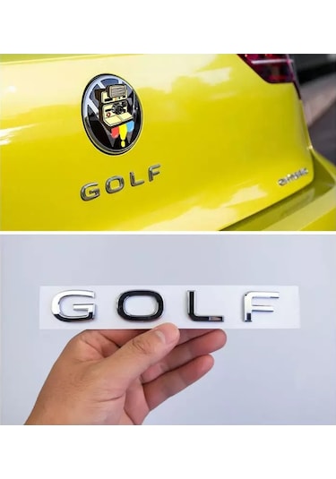 Volkswagen Golf Bagaj Yazı Abs Krom Renk Volkswagen Polo Rear Tru
